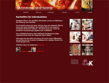Tablet Screenshot of kachelofenbau-ok.de